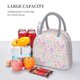 thumbnail image 5 of Balery Colorful Bunny Bolsa de Almuerzo para Mujeres, Caja de Almuerzo, Bolsa de Almuerzo Pequeña Impermeable, Tote de Almuerzo Reutilizable con Gran Capacidad, 5 of 6