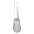 thumbnail image 3 of Herramienta de distribución de café Mango ergonómico de aleación de aluminio de acero inoxidable Herramienta de café de fácil limpieza para cafetería Plata con imán, 3 of 10