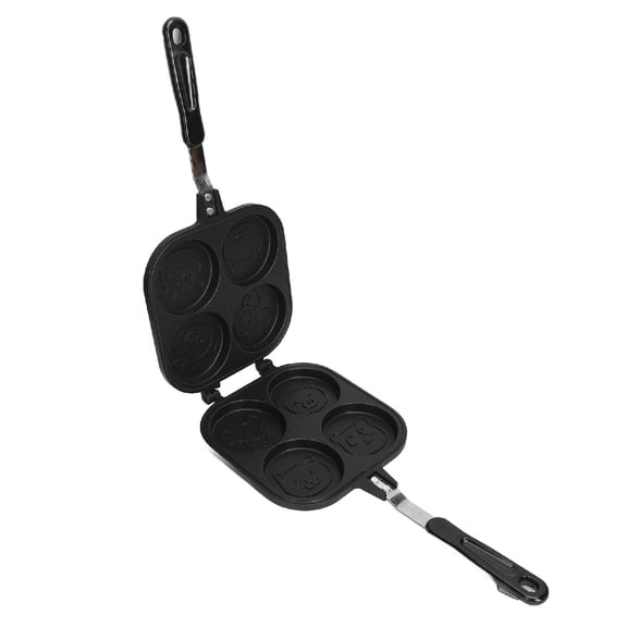 YAHHU Double‑Sided Non‑Stick Aluminum Pancake & Waffle Pan – Portable, Multi‑Functional, Quick‑Cook, Easy‑Clean