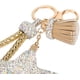 thumbnail image 3 of Llaveros y llaveros de mujer con borlas de cristales y estrellas$Llavero con borlas de cristales y concha de perla de cristal, llavero para bolso de coche, colgante, accesorios de, 3 of 4