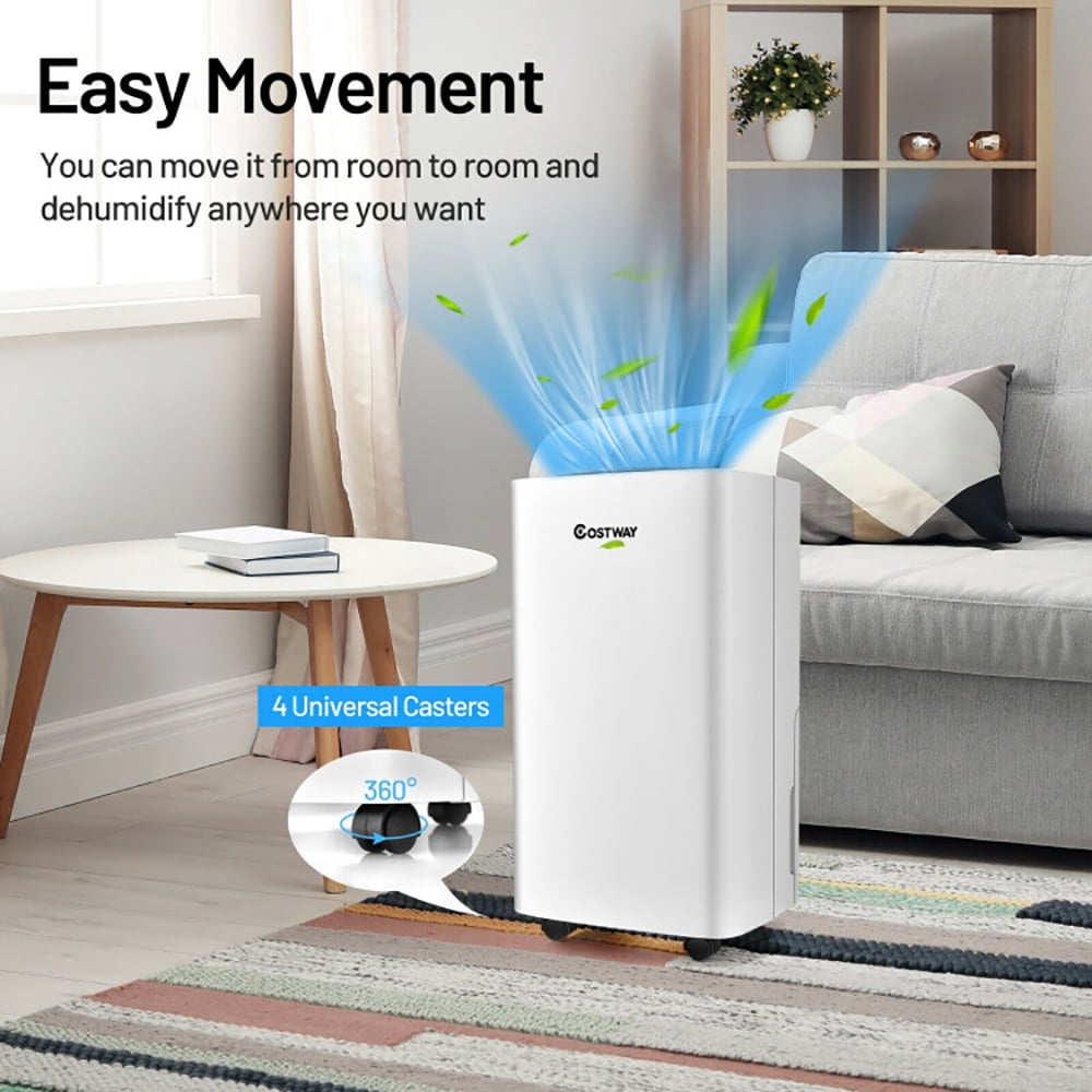 YYAo Dehumidifier Small Dehumidifiers,24 Pints 1500 Sq. ft Portable Dehumidifier For Medium To Large Spaces