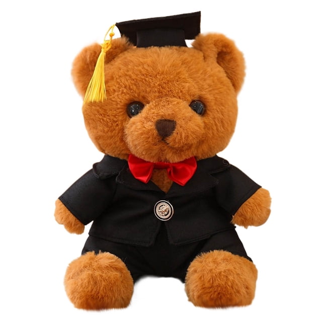 For with Toy And Graduation Bear Doll Hat Bear Doll Toy Graduation Commemorative Gift