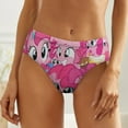 thumbnail image 3 of My Lit-tle Pony Women's Underwear Low Rise Full Coverage Briefs Breathable Underpants Ladies Regular Plus Size Panties, 3 of 6