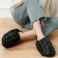 thumbnail image 3 of Vedolay Mens House Slippers 2023 Soft Plush Slippers Mens Soft Winter House Shoes Black,43, 3 of 5
