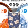 thumbnail image 3 of 30 Oz Tumbler with Handle, SpillProof Insulated Cups Starfish Travel Coffee Mug Western Travel Accessories Sports Watching Gifts for Hot and Cold Drinks, 3 of 7