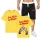 thumbnail image 3 of Anuel AA-Conjunto de 2 piezas para hombre, chándal Real Hasta La Muerte, ropa deportiva para Fitness y pantalones cortos de playa, camisetas informales, 3 of 4