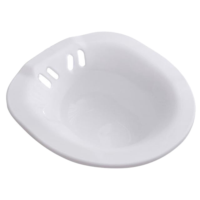 Shisuyan 1pc Plastic Sitz Bath Toilet Seat Sitting Basin Postpartum Care Wash Basin