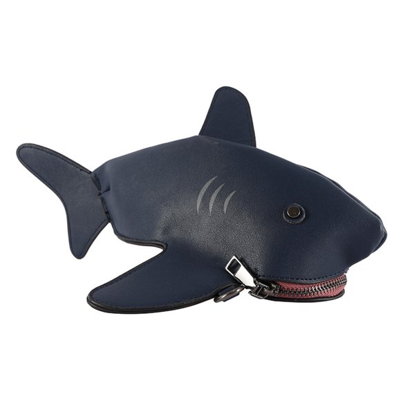 Women Creative shark female bag simulation cute animal shoulder cartoon bag