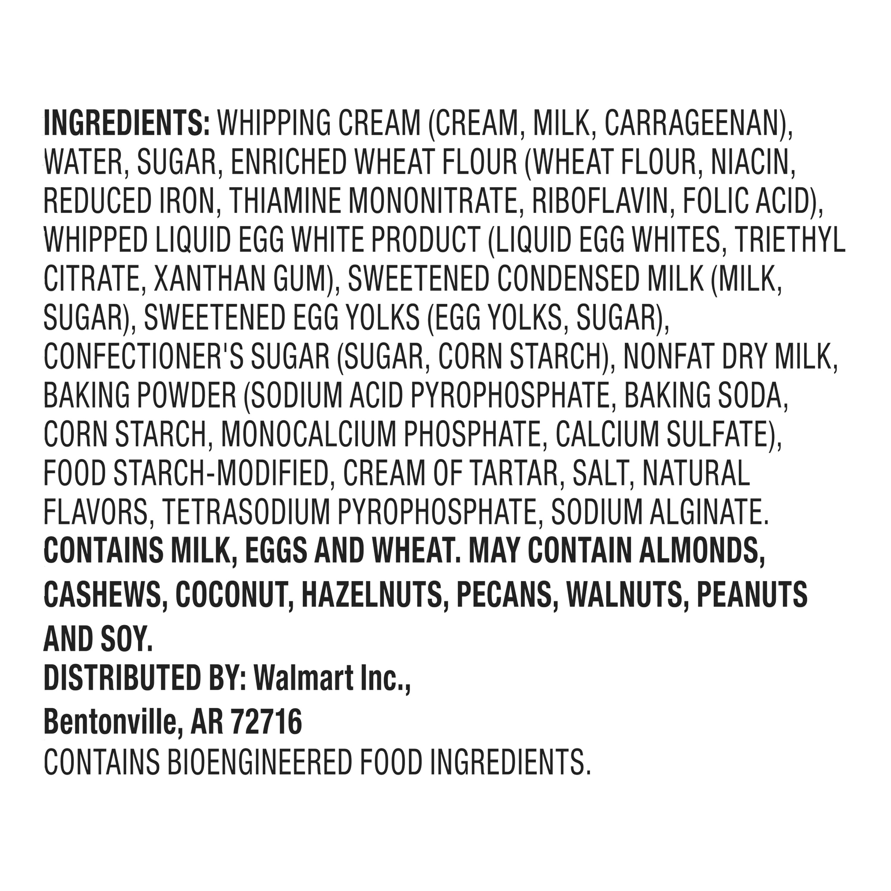 Marketside Tres Leche Vanilla Cake, Whipped Cream Filling, 5.1 oz (Refrigerated)