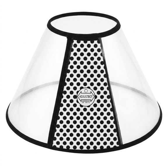 Dog Cone, 2PCS Elizabethan Collar Transparent Adjustable Soft Edge Pet Collar Accessories, Anti Bite Recovery Dog Head Wrap For 26-37cm Small Medium Dogs Cats Post Surgery Wound Healing Protection