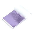 thumbnail image 2 of 100 Sheets 4 In Imitation Gold Foil Paper Lavender Purple for DIY Arts Gild Ing Crafts and Scrapbook Ing for Elegant Party Table Decorations, 2 of 3