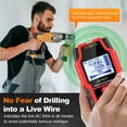 thumbnail image 5 of PPgejGEK Multifunctional Wall Detector with LCD Display, Stud Metal Cable Pipe Finder with Depth Measurement, Rechargeable Electronic Scanner for Construction Renovation Projects, 5 of 9