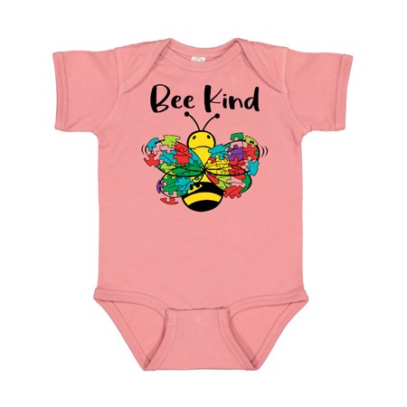 

Inktastic Autism Awareness Bee Kind Gift Baby Boy or Baby Girl Bodysuit