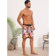 thumbnail image 4 of DARING DIVA Men's Swimming Elastic Liner Drawstring Beach Shorts with Pocket 36 Pink, 4 of 7