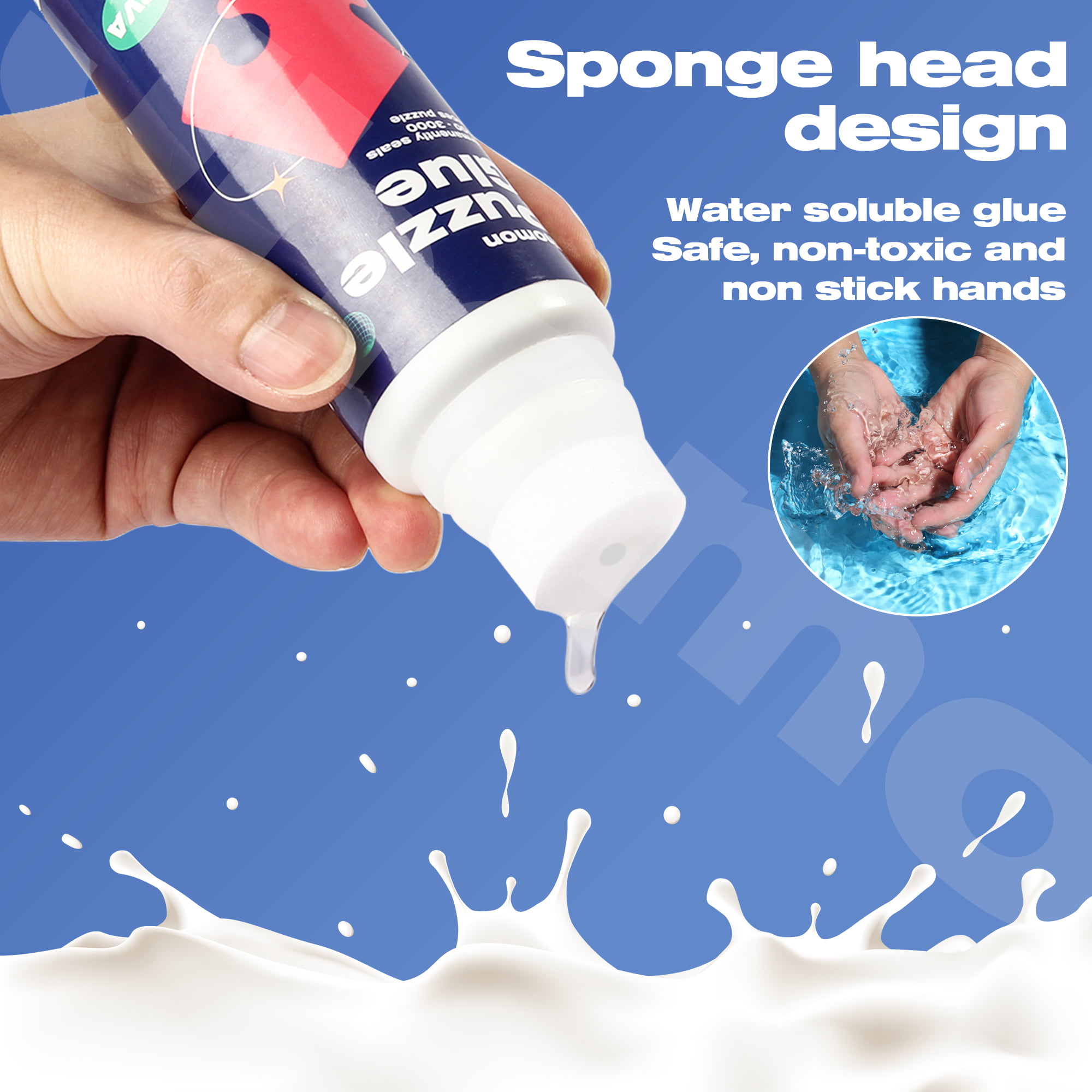 Wbg 60ml 100ml 120ml Non-Toxic Quick Dry Special Craft Jigsaw Puzzle Glue  with Newest Sponge Head for Paper and Wood Puzzle - China Glue for Puzzl,  Jigsaw Glue