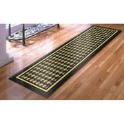 Orian Houndstooth Runner, Black
