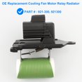 thumbnail image 2 of Engine Cooling Fan Motor Relay Radiator Fan Resistor, Replace 68054677AA, 921-300 Compatible with Chrysler Dodge Ram - 2008-2016 Town & Country, 2008-2020 Grand Caravan, 2009-2020 Journey, More, 2 of 6