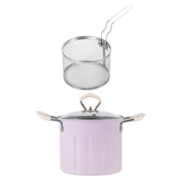 Olla Para FreÃr De 3 Litros Con Colador, Sartén De Cocina Para FreÃr, Fiesta, Cocina, Violeta