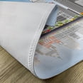 thumbnail image 5 of Ambesonne Detroit Place Mats Set of 4, Cityscape Skyscrapers, Standard Size, Multicolor, 5 of 6