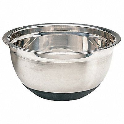 

Crestware Mixing Bowl Stainless Steel w/Rubber 8qt MPN:MBR08