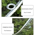 thumbnail image 3 of Transparent Waterproof Tarpaulin With Reinforced Eyelets, Plant Cover, Industrial Tarpaulin Sheet, Foldable Transparent Anti-aging Tarpaulin, 0.8x1.5m, 3 of 5