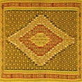 thumbnail image 1 of Ahgly Company Indoor Square Southwestern Yellow Country Area Rugs, 5' Square, 1 of 4