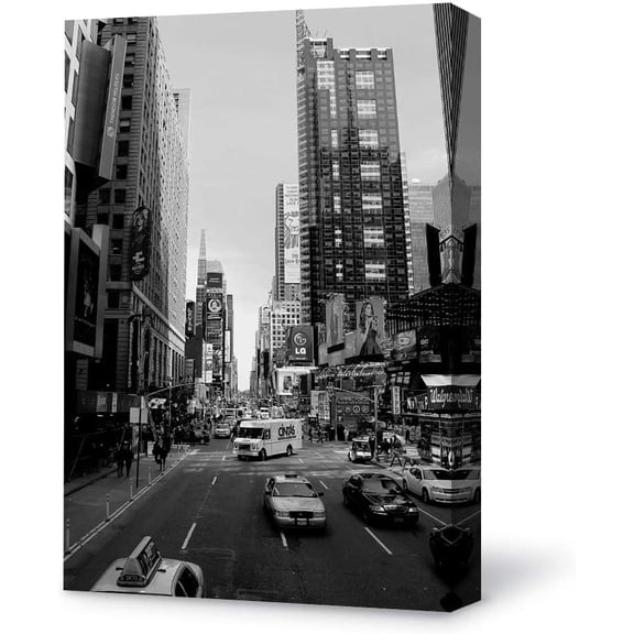 Idea4wall Modern Canvas Wall Art New York City Canvas Prints for Home Wall Decor, 12"x18"