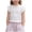 Blue, variant on Girl's Striped Cap Sleeve Tops Crewneck Lettuce Hem Crop Tees Summer Loose Casual Printed Shirts Pink 1 Years