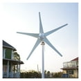 thumbnail image 2 of 400W AC12 24V 5 Blades Wind Turbine Generator For Power Generation ,Easy to Install, 2 of 6