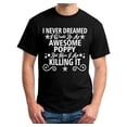 thumbnail image 5 of Awesome Poppy T-Shirt Fathers Day Baby Shower Gender Reveal Funny Grandpa Mens The Twisted Donut, 5 of 5