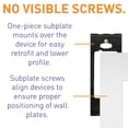 thumbnail image 4 of Legrand RWP26WAMCC6 Radiant Single Rocker Switch Screwless Wall Plate - White, 4 of 7