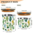 thumbnail image 3 of Simple Cactus Airtight Coffee Bean Canister 30oz Food Storage Containers with Lids For Gournd, Tea, Sugar, Flour, Rice, Cereal, Candy Cookie Jar, 3 of 8