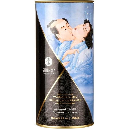 Shunga Warming Oil - 3.5 oz Coconut Thrills