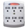 thumbnail image 2 of Powerzone Robinet Mise à la Terre, 125 V, 15 A, 6 Prises, Blanc, 2 of 3