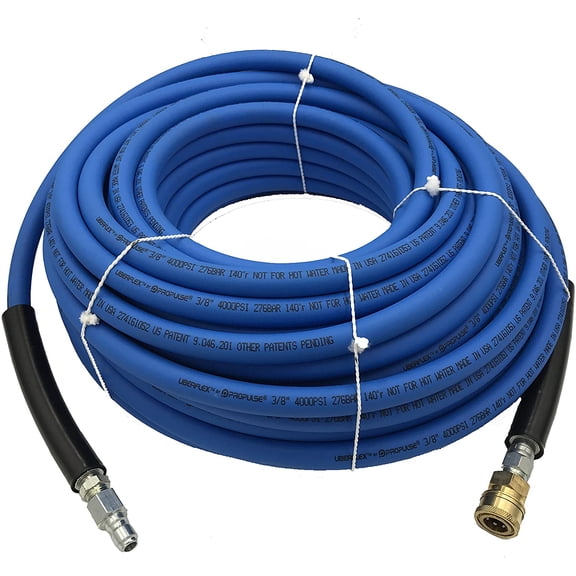 Ultimate Washer UBERFLEX 0375” x 100’ Heavy Duty Garden Hose