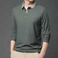 thumbnail image 1 of Blusa y camisa de manga larga con cuello vuelto para hombre, ropa deportiva para el hogar, pijamas, camiseta de color liso, blusa deportiva de manga larga con cuello vuelto, blusa para hombre, blusa d, 1 of 5