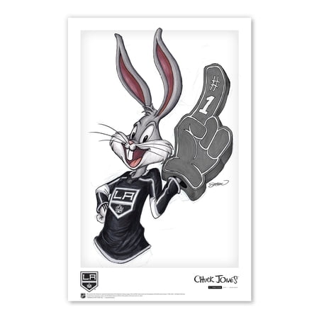 Bugs Bunny Los Angeles Kings 11 x 17 Looney Tunes Poster Print