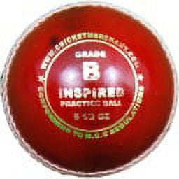 Inspired Practice Ball - Grade B Cricket Ball Red