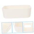 thumbnail image 5 of LOLIPPYY 6-Pack White Plastic Storage Boxes, Simple Style Containers for Home, Office, and Everyday Organization, 5 of 6