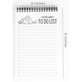 thumbnail image 2 of Inkdotpot To Do List Notepad 6 X 9 Paper Stationery, Cat Spiral Notepad Daily Checklist- Motivational Organizer Planner List Pad- Notepad Tear Off (50 Sheets), 2 of 5