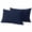 Blue, variant on 2 Pack Outdoor Waterproof Throw Pillow Covers,Modern Navy Blue Cowhide Decorative Square Pillow Case Patio Pillowcases for Chair Couch Sofa 18x18in