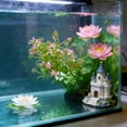thumbnail image 6 of Artificial Aquarium Plants Decoration, Plastic Aquatic Plant for Freshwater & Saltwater Fish Tanks, Turtle Tank and Aquascaping Landscaping Decor, 11 Inch Green, 6 of 6