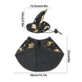 thumbnail image 3 of Under $1 Halloween Cat Costume Halloween Witch Hat and Collar Pet Costume for Dog Cats Holiday Cat Outfit Clothing for Birthday Party Thanksgiving Christmas, 3 of 6