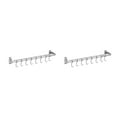 thumbnail image 1 of Justharion Racks For Kitchen Easy Installation Rust-Resistant Suitable For Small Kitchens Stainless Double pole+50cm+8 2Set, 1 of 6