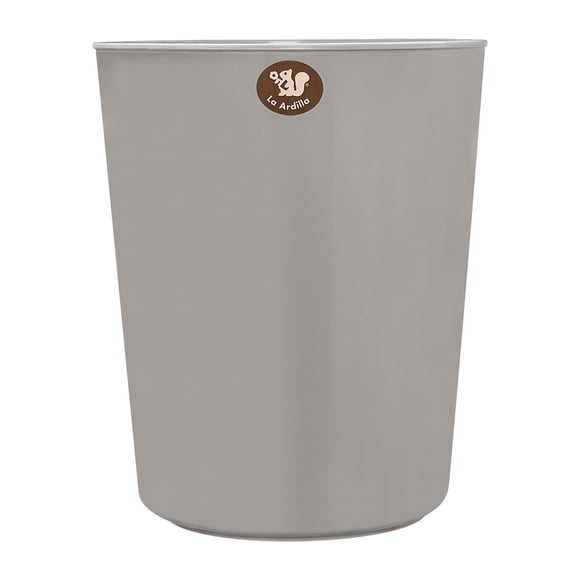CESTO PAPELERO LA ARDILLA LISO GRIS