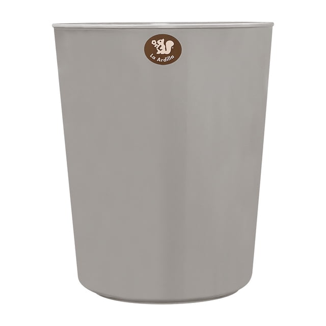 CESTO PAPELERO LA ARDILLA LISO GRIS