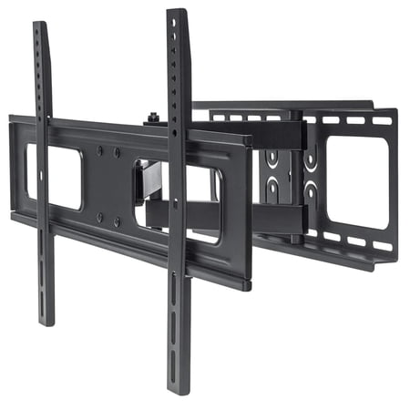 UPC: 0766623461283 | Manhattan Universal Flat-Panel TV Full-Motion Wall Mount for Tvs up to 70  – Maximum Load capacity 110 lbs. – Lifetime warranty