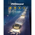 thumbnail image 4 of Luces solares para terraza FabStyl, paquete de 12, impermeables, LED de dos colores, 4 of 6
