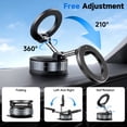 thumbnail image 5 of Universal Phone Vacuum Magnetic Holder, 360° Rotation Strong Suction for Car & Mirror, 5 of 10