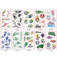 thumbnail image 1 of Football Tattoo Stickers World Cup Club Match Event Party Fan Carnival Temporary Face Stickers, 1 of 4